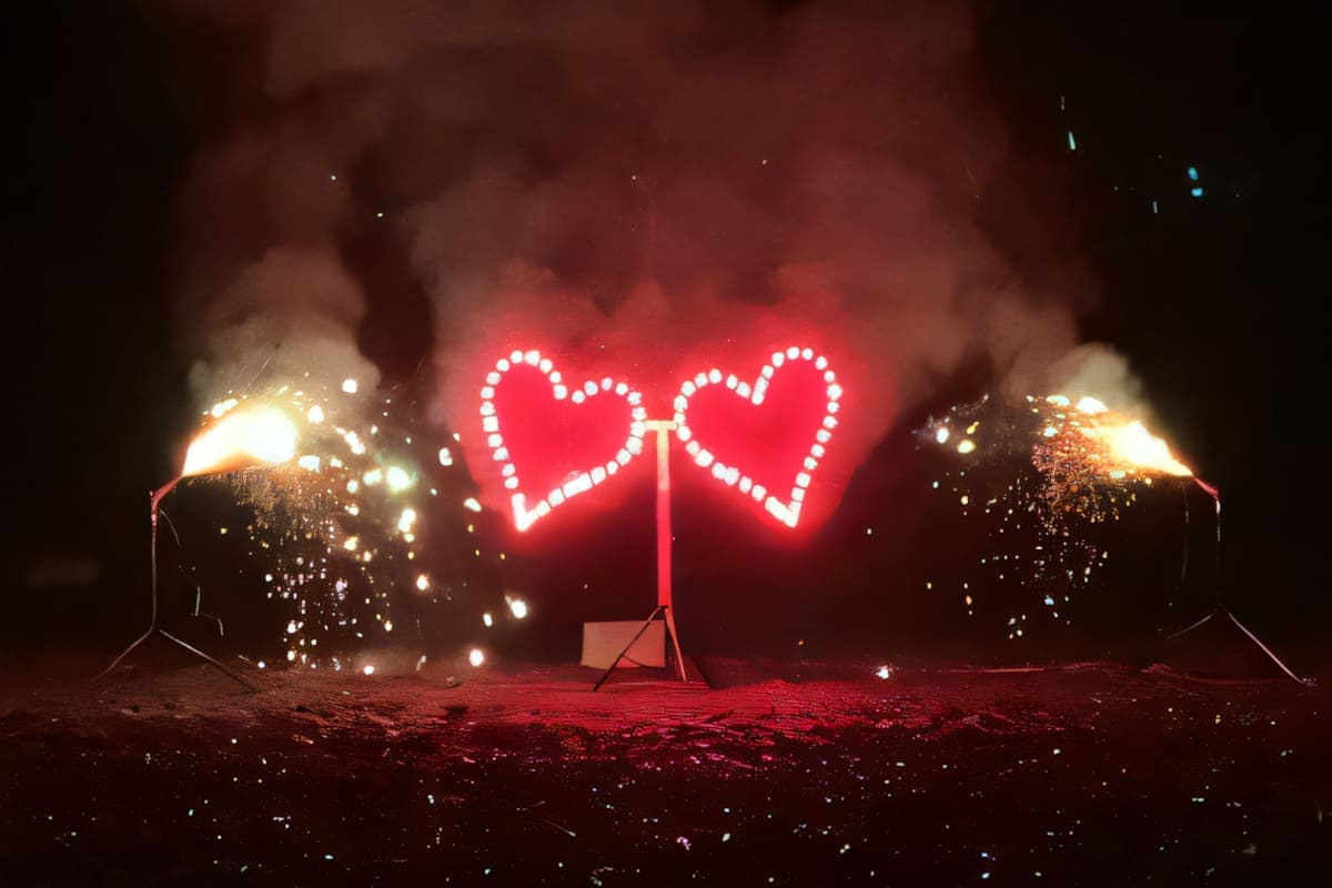 Hochzeitfeuerwerk von SkyDreams